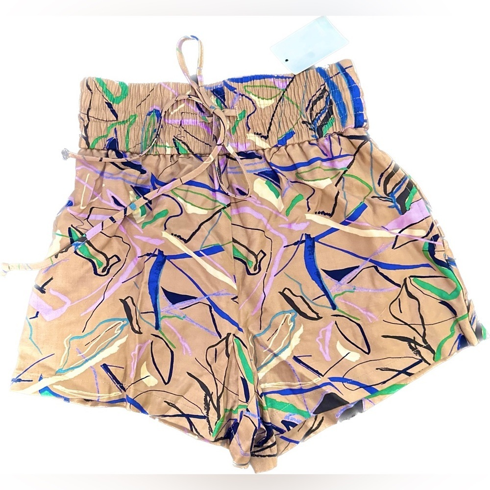 Open Edit high waisted shorts XXS with pockets and draw string NWT​